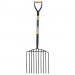 10 Prong Potato Fork with Wood Shaft and MYD Handle