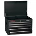 Tool Chest, 5 Drawer, 26\", Black