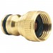 Brass Garden Hose Tap Connector, 1/2\"