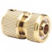 Brass Garden Hose Connector, 1/2\"