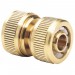 Brass Hose Repair Connector, 1/2\"