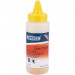 Plastic Bottle of Yellow Chalk for Chalk Line, 115g