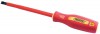 Fully Insulated Plain Slot Screwdriver, 6.5 x 150mm