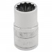Draper HI-TORQ 12 Point Socket, 3/8\" Sq. Dr., 9/16\"