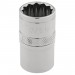 Draper HI-TORQ 12 Point Socket, 3/8\" Sq. Dr., 5/8\"