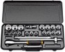 Elora Imperial Socket Set, 1/2\" Sq. Dr. (23 Piece)