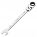 Draper HI-TORQ Metric Flexible Head Ratcheting Combination Spanner, 8mm