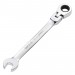 Draper HI-TORQ Metric Flexible Head Ratcheting Combination Spanner, 9mm