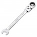 Draper HI-TORQ Metric Flexible Head Ratcheting Combination Spanner, 11mm