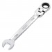 Draper HI-TORQ Metric Flexible Head Ratcheting Combination Spanner, 15mm