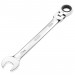 Draper HI-TORQ Metric Flexible Head Ratcheting Combination Spanner, 21mm