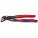 KNIPEX 87 22 250 SB Cobra QuickSet High-Tech Water Pump Pliers with slim multi-component grips grey atramentized, 250mm