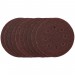 Punched Sanding Discs, 125mm, Hook & Loop, 40 Grit, (Pack of 10)