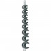 Metric Crow Foot Spanner Set on a Metal Rail, 3/8\" Sq. Dr. (8 Piece)