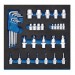 Draper Expert  TX-STAR Screwdriver Insert Bits and Keys in 1/2 Drawer EVA Insert Tray (35 Piece)