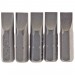 Plain Slot Insert Bit, 6.5mm, 1/4\" Hex, 25mm Long (Pack of 5)