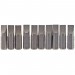Plain Slot Insert Bit, 6.5mm, 1/4\" Hex, 25mm Long (Pack of 10)