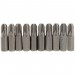 PZ Type Insert Bit, 1/4\" Hex, 25mm Long, No.3 (Pack of 10)
