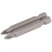 PZ Type Insert Bit, 1/4\" Hex, 50mm Long, No.1 (Pack of 2)