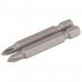 Cross Slot Insert Bit, 1/4\" Hex, 50mm Long, No.1 (Pack of 2)