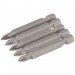 PZ Type Insert Bit, 1/4\" Hex, 50mm Long, No.1 (Pack of 5)