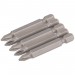 Cross Slot Insert Bit, 1/4\" Hex, 50mm Long, No.1 (Pack of 5)