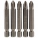 Cross Slot Insert Bit, 1/4\" Hex, 50mm Long, No.2 (Pack of 5)