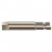 Plain Slot Insert Bit, 8mm, 1/4\" Hex, 75mm Long (Pack of 2)