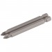 PZ Type Insert Bit, 1/4\" Hex, 75mm Long, No.1 (Pack of 2)