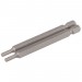 Hexagonal Insert Bit, 3mm, 1/4\" Hex, 75mm Long (Pack of 2)