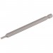 Plain Slot Insert Bit, 3mm, 1/4\" Hex, 100mm Long (Pack of 1)