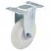 Fixed Plate Fixing Nylon Wheel, 100mm Diameter, S.W.L. 125kg