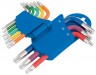Draper Expert TX-STAR Metric Coloured Short Arm Key Set (9 Piece)