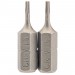 Draper TX-STAR Insert Bit, 1/4\" Hex, 25mm Long, T6 (Pack of 2)
