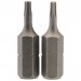 Draper TX-STAR Insert Bit, 1/4\" Hex, 25mm Long, T8 (Pack of 2)