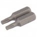 Draper TX-STAR Insert Bit, 1/4\" Hex, 25mm Long, T15 (Pack of 2)