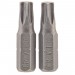 Draper TX-STAR Insert Bit, 1/4\" Hex, 25mm Long, T30 (Pack of 2)