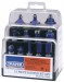 TCT Router Bit Set, 1/4\" (12 Piece)