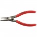 KNIPEX 48 11 J1 SB Precision Circlip Pliers for internal circlips in bore holes with non-slip plastic coating grey atram