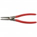KNIPEX 48 11 J3 SB Precision Circlip Pliers for internal circlips in bore holes with non-slip plastic coating grey atram