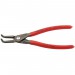 KNIPEX 48 21 J31 SB Precision Circlip Pliers for internal circlips in bore holes with non-slip plastic coating grey atra