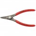 KNIPEX 49 11 A0 SB Precision Circlip Pliers for external circlips on shafts with non-slip plastic coating grey atramenti