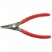 KNIPEX 49 11 A1 SB Precision Circlip Pliers for external circlips on shafts with non-slip plastic coating grey atramenti