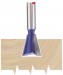 TCT Router Bit, 1/4\" Dovetail, 14mm Diameter