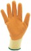 Heavy Duty Latex Coated Work Gloves, Large, Orange