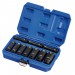 Metric Deep Impact Socket Set, 1/2\" Sq. Dr. (10 Piece)