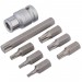 Draper Expert TX-STAR Bit Set, 1/2\" Sq. Dr. (8 Piece)