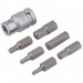 Metric Hexagon Bit Set, 1/2\" Sq. Dr. (7 Piece)