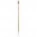 Draper Heritage Stainless Steel 3 Prong Cultivator with Ash Handle