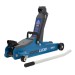 Sealey Trolley Jack 2tonne Low Entry Short Chassis - Blue